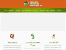 Tablet Screenshot of pediatricpulmonaryspecialists.com